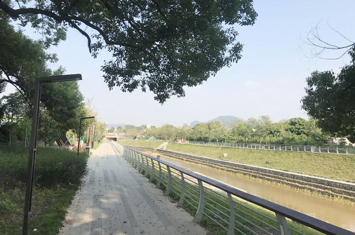 深圳市翠湖公园照明亮化_草坪灯、洗墙灯亮化工程案例